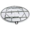 Picture of Bolero Round PE Centre Folding Table White 6ft - HC270