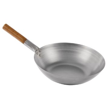 Picture of London Wok Flat Bottom Wok 330mm