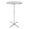 Picture of Bolero Round Flip Top Poseur Table Stainless Steel 600mm