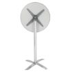 Picture of Bolero Round Flip Top Poseur Table Stainless Steel 600mm