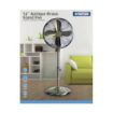 Picture of Status 16" Oscillating Antique Brass Stand Fan