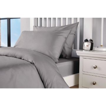 Picture of Mitre Essentials Spectrum Housewife Pillowcases Grey (2 pack)