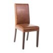 Picture of Bolero Faux Leather Dining Chair Antique Tan (Pack of 2)