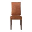 Picture of Bolero Faux Leather Dining Chair Antique Tan (Pack of 2)