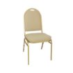 Picture of Bolero Steel Banquet Chairs with Neutral Cloth (Pack of 4)