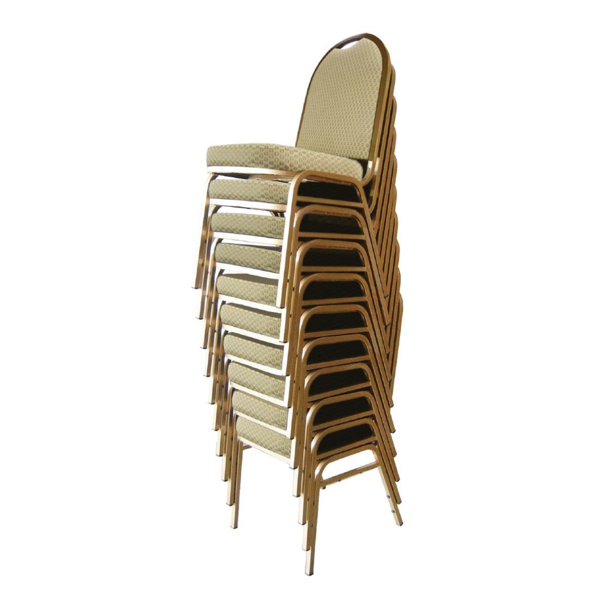 Picture of Bolero Steel Banquet Chairs with Neutral Cloth (Pack of 4)
