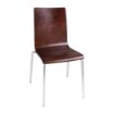 Picture of Bolero Square Back Side Chair Dark Chocolate Finish (Pack of 4)
