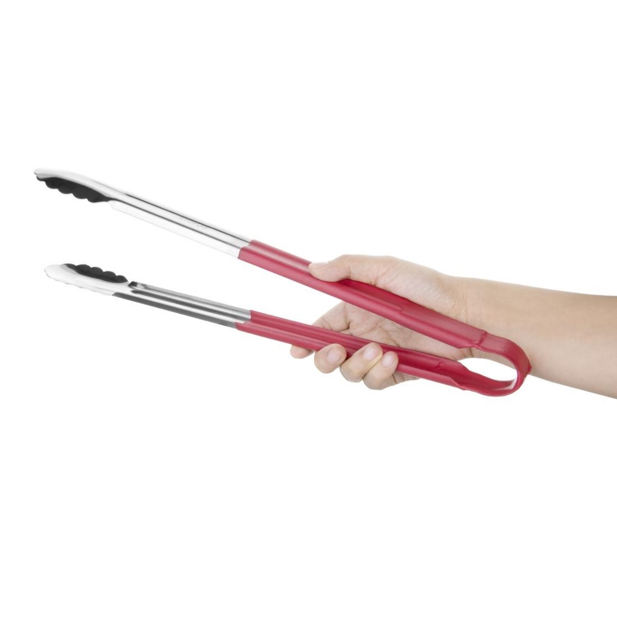 Picture of Hygiplas Colour Coded Serving Tong Red 405mm
