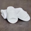 Picture of Mitre Essentials Slipperlite Open Toe Slippers White - HB969