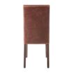 Picture of Bolero Faux Leather Dining Chair Antique Brown (Pack of 2)