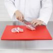 Picture of Hygiplas Low Density Antibacterial Chopping Board Red 450x300x10mm