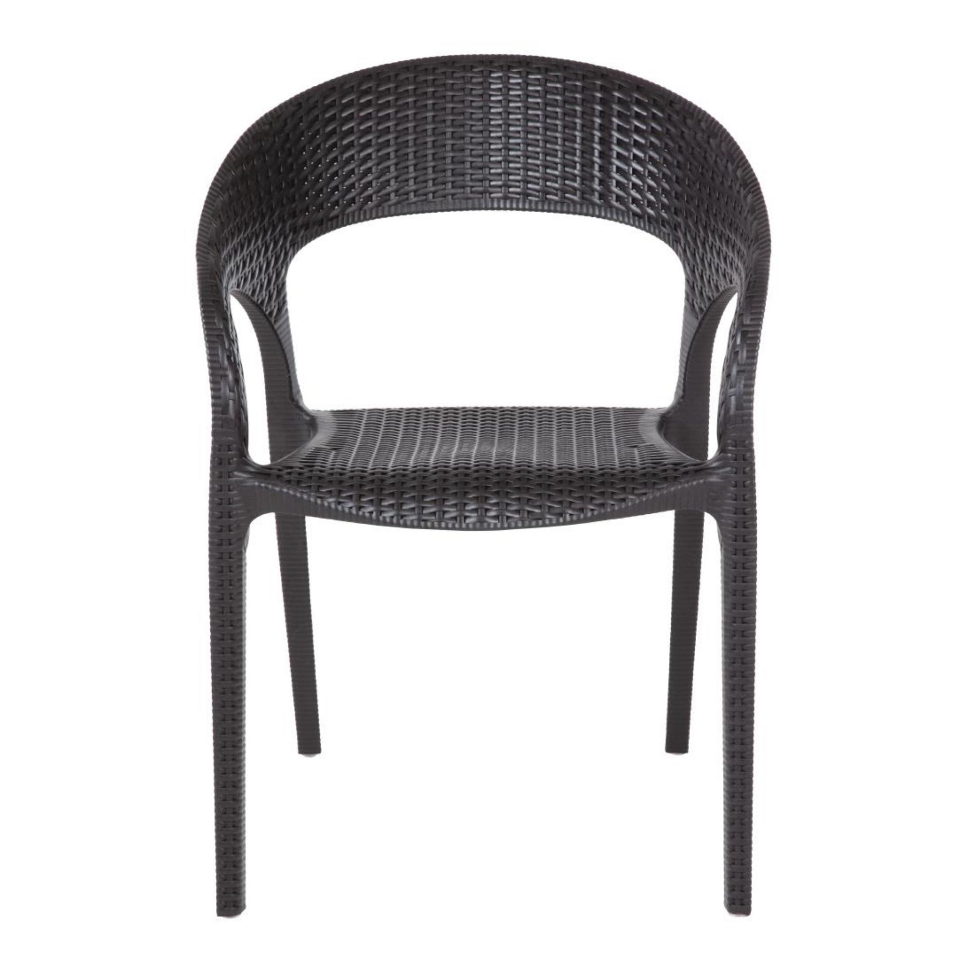 Picture of Bolero PP Rattan Wraparound Armchairs (Pack of 4)