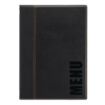 Picture of Securit Contemporary Menu Cover Black A4