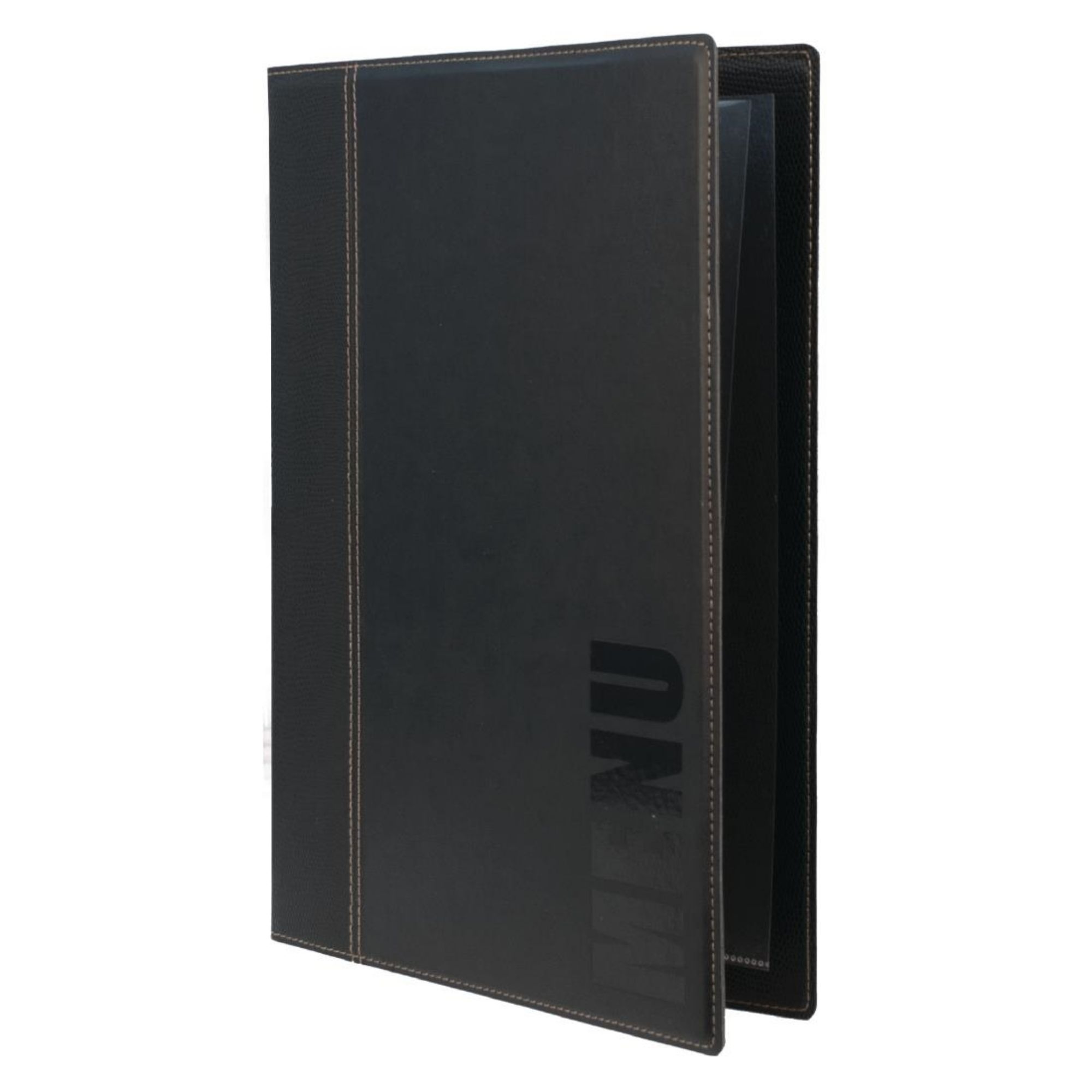 Picture of Securit Contemporary Menu Cover Black A4