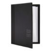 Picture of Securit Contemporary Menu Cover Black A4