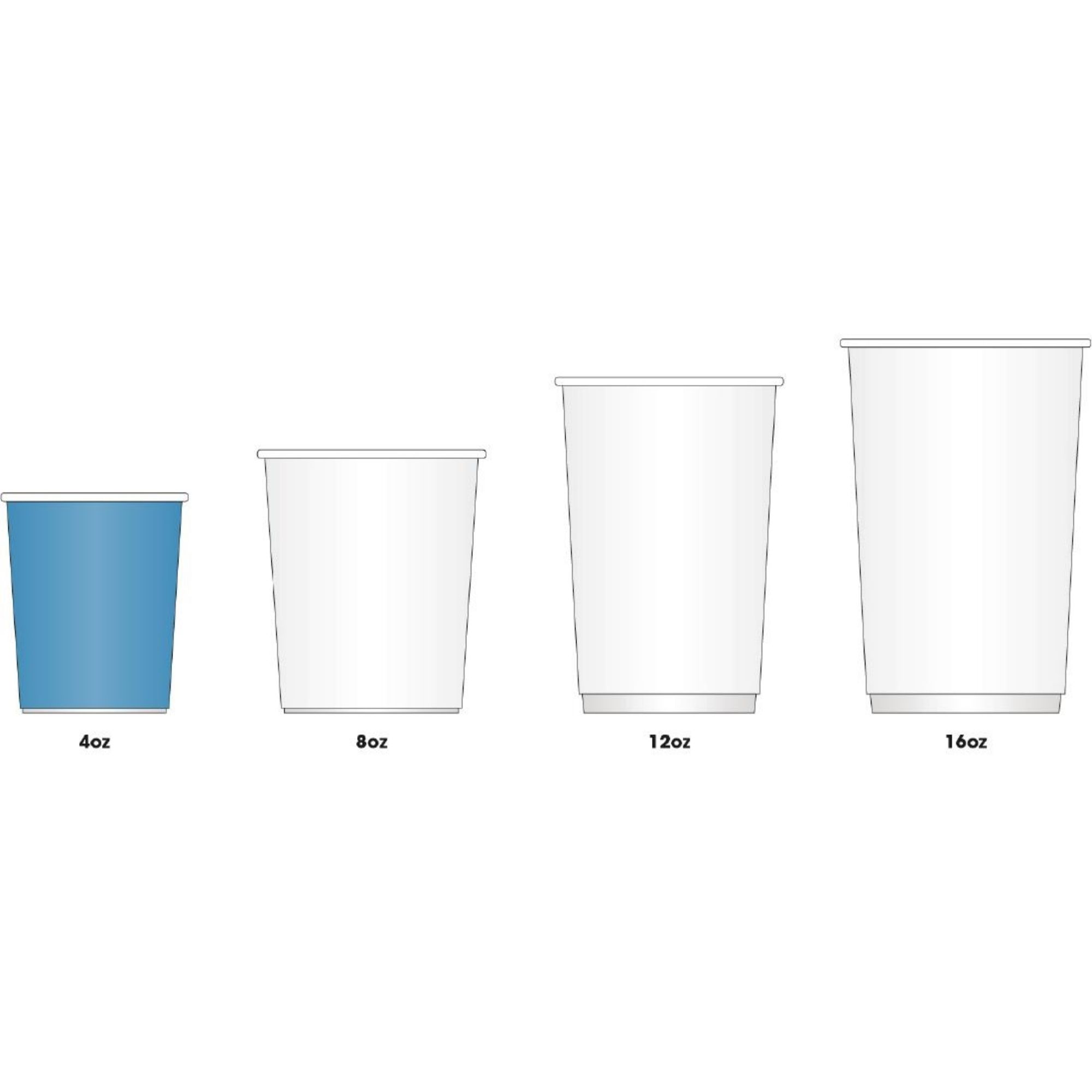 Picture of Fiesta Recyclable Espresso Cups Single Wall Kraft 114ml (1000 Pack)