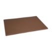 Picture of Hygiplas Low Density Antibacterial Chopping Board Brown 450x300x10mm