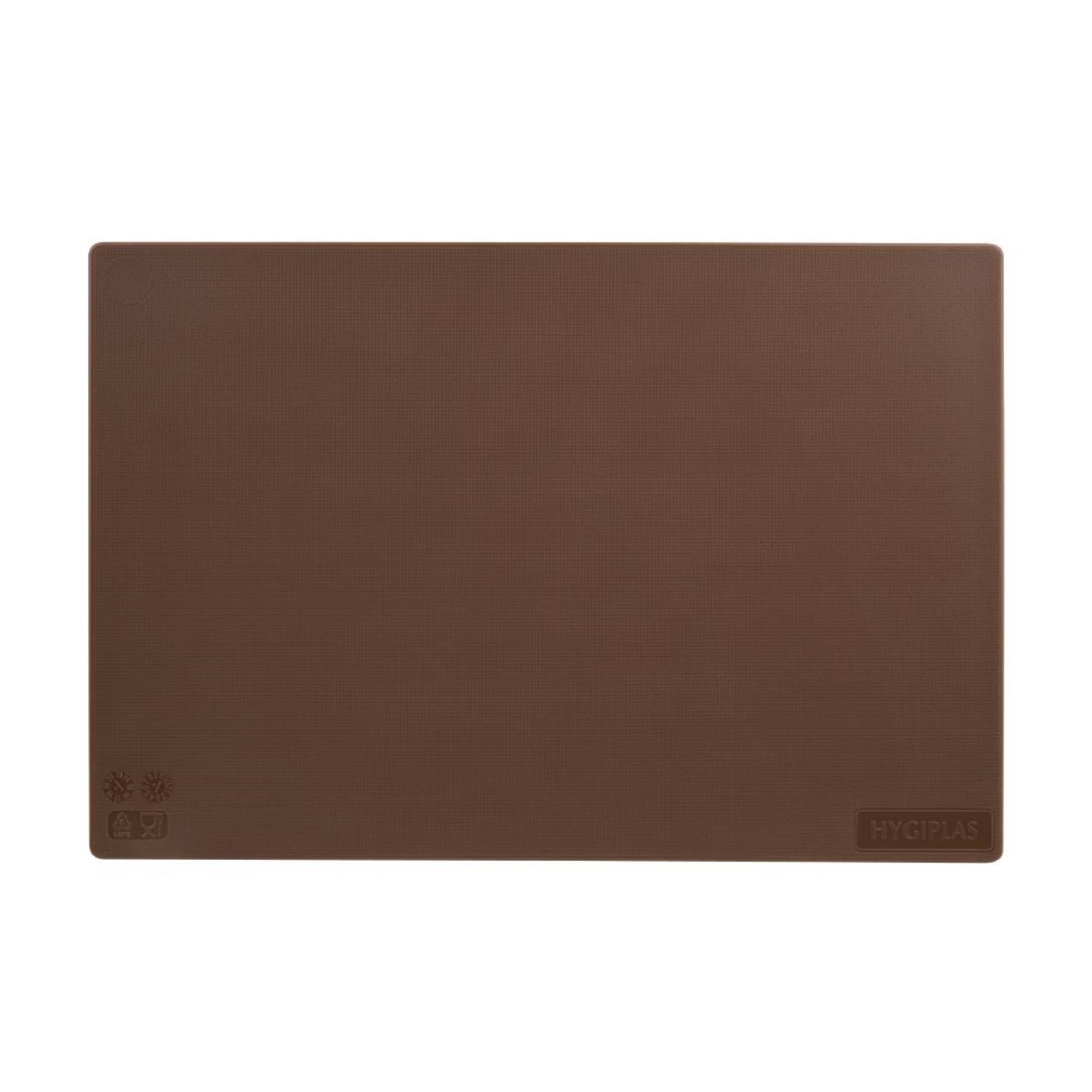 Picture of Hygiplas Low Density Antibacterial Chopping Board Brown 450x300x10mm