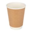 Picture of Fiesta Recyclable Coffee Cups Double Wall Kraft 340ml / 12oz (Pack of 500)