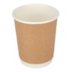 Picture of Fiesta Recyclable Coffee Cups Double Wall Kraft 225ml / 8oz (Pack of 500)
