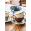 Picture of Olympia Kiln Cappuccino Saucer Moss 140mm (Pack of 6)