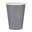 Picture of Fiesta Recyclable Coffee Cups Single Wall Charcoal 340ml / 12oz (Pack of 1000)