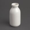 Picture of Olympia Whiteware White Mini Milk Bottle 145ml (Pack of 12)