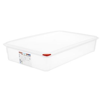 Picture of Araven Polypropylene 1/1 Gastronorm Food Containers 13.7Ltr with Lid (Pack of 4)