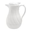 Picture of Olympia Insulated Swirl Jug White 2Ltr