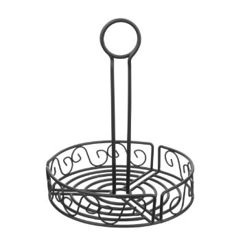 Picture of Olympia Wire Condiment Holder Black