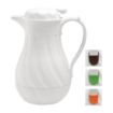 Picture of Olympia Insulated Swirl Jug White 2Ltr