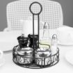 Picture of Olympia Wire Condiment Holder Black