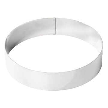 Picture of De Buyer Stainless Steel Mousse Ring 200 x 45mm