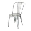 Picture of Bolero Bistro Galvanised Steel Side Chairs (Pack of 4)