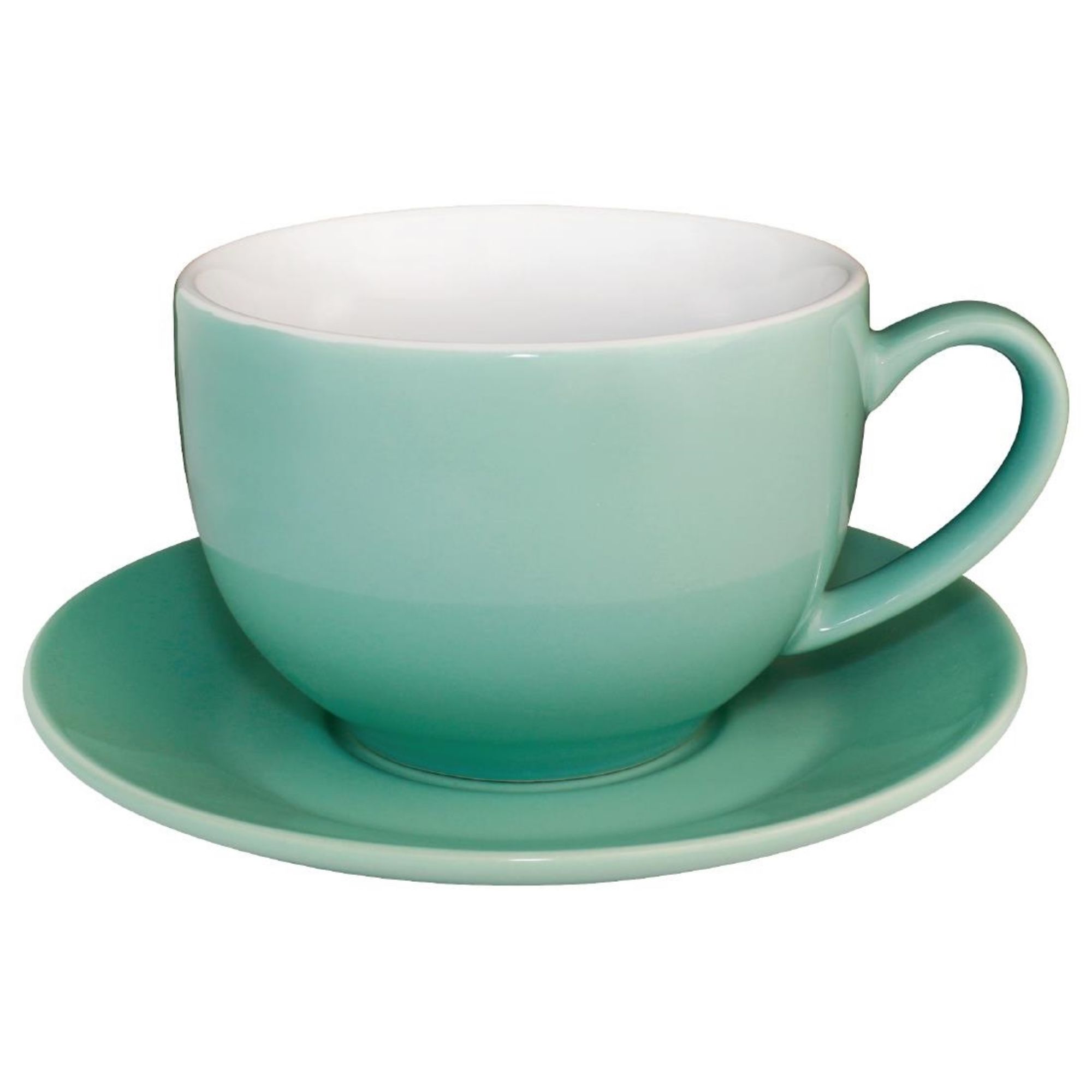 Picture of Olympia Cafe Espresso Saucer Aqua (Fits GL460) - 158mm 6 1/4" (Box 12)