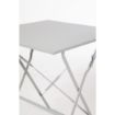 Picture of Bolero Square Pavement Style Steel Table Grey 600mm