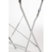 Picture of Bolero Square Pavement Style Steel Table Grey 600mm