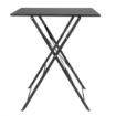 Picture of Bolero Black Square Pavement Style Steel Table