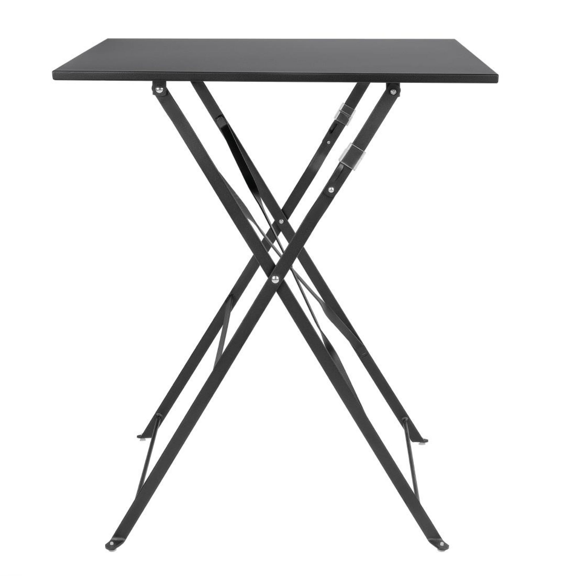 Picture of Bolero Black Square Pavement Style Steel Table