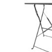 Picture of Bolero Black Square Pavement Style Steel Table