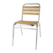Picture of Bolero Aluminium & Ash Bistro Side Chairs (Pack of 4)