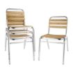 Picture of Bolero Aluminium & Ash Bistro Side Chairs (Pack of 4)
