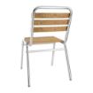 Picture of Bolero Aluminium & Ash Bistro Side Chairs (Pack of 4)