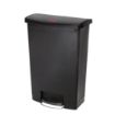 Picture of Rubbermaid Slim Jim Pedal Bin Black 90Ltr