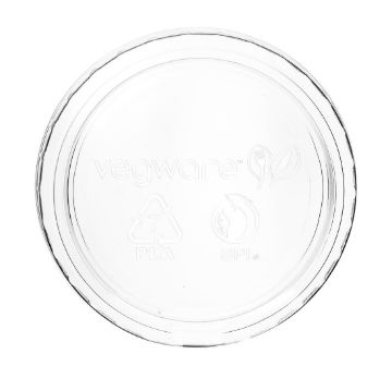 Picture of Vegware Compostable Cold Portion Pot Lids 59ml / 2oz and 118ml / 4oz