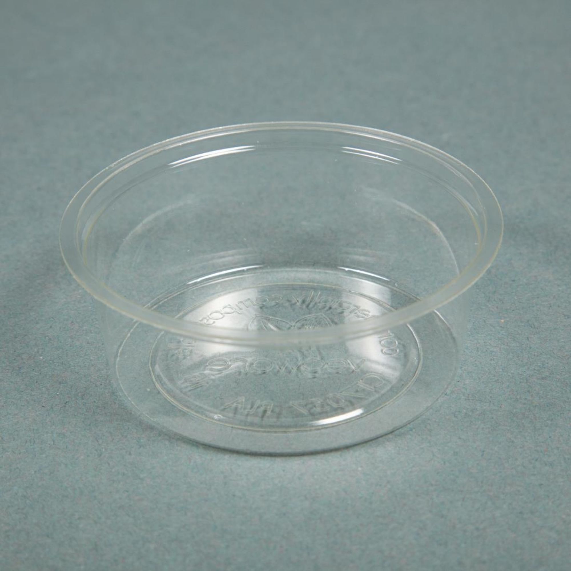 Picture of Vegware Compostable Cold Portion Pot Lids 59ml / 2oz and 118ml / 4oz