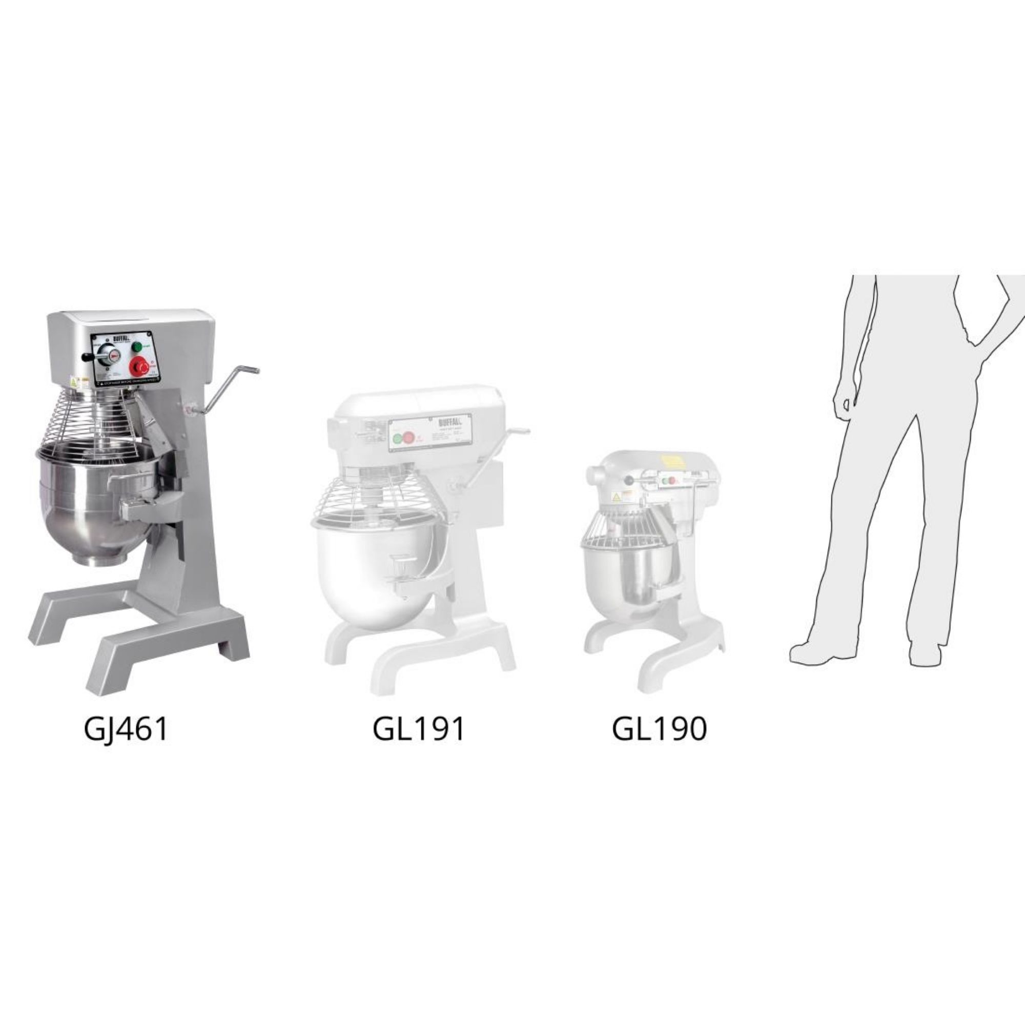 Picture of Buffalo 29Ltr Stand Planetary Mixer