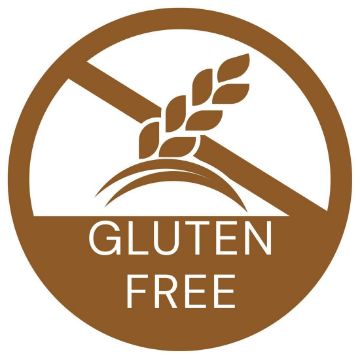 Picture of Hygiplas Food Allergy labels Gluten Free (Pack of 1000)