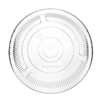 Picture of Vegware Compostable Cold Cup Flat Lids 340ml / 12oz and 455ml / 16oz (1000 pack)
