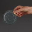 Picture of Vegware Compostable Cold Cup Flat Lids 340ml / 12oz and 455ml / 16oz (1000 pack)